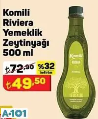 KOMİLİ YEMEKLİK ZEYTİNYAĞI